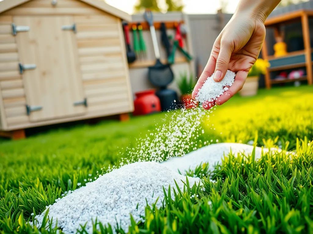 Wapno granulowane na trawnik – dawkowanie