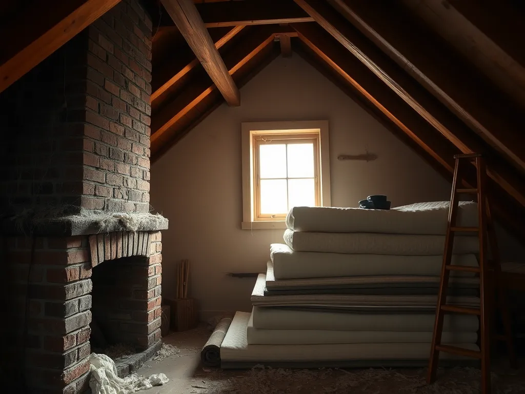 Czy ocieplać komin na poddaszu nieużytkowym?