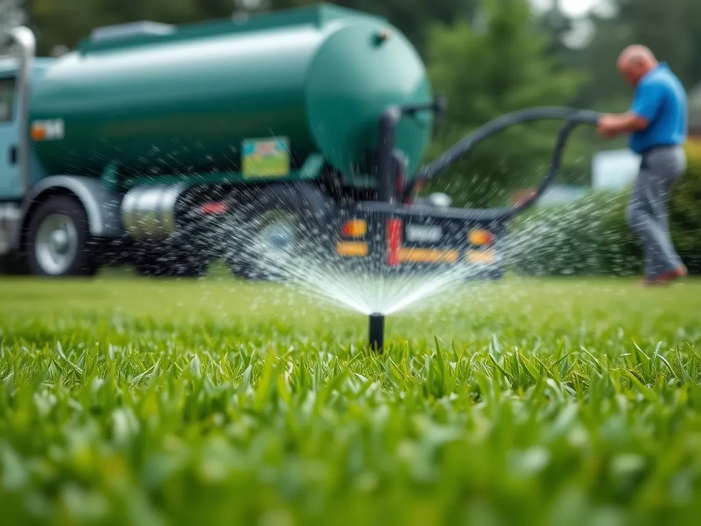 Wylewanie szamba na trawnik – szkodzi czy pomaga?