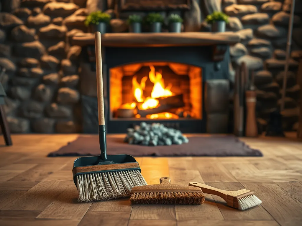 Jak wyczyścić kominek z sadzy?