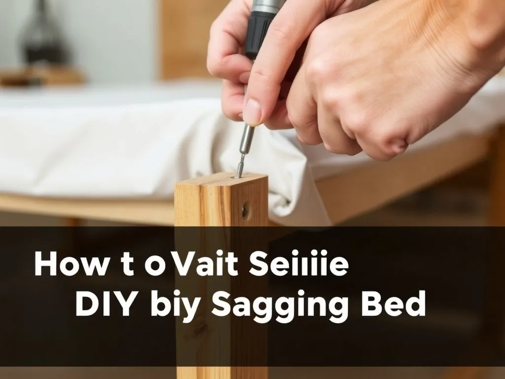Jak naprawić zapadnięte łóżko? Praktyczny poradnik krok po kroku