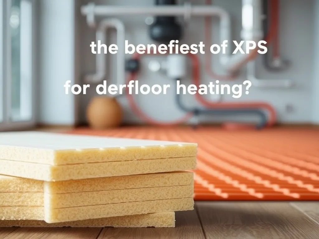 Jakie są zalety xps pod ogrzewanie podłogowe?