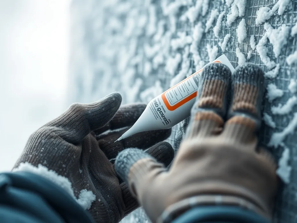 Klej do siatki a przymrozki: jak wpływają na prace ociepleniowe?