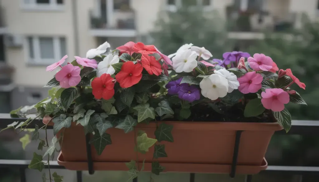 Niecierpek w aranżacji ogrodu