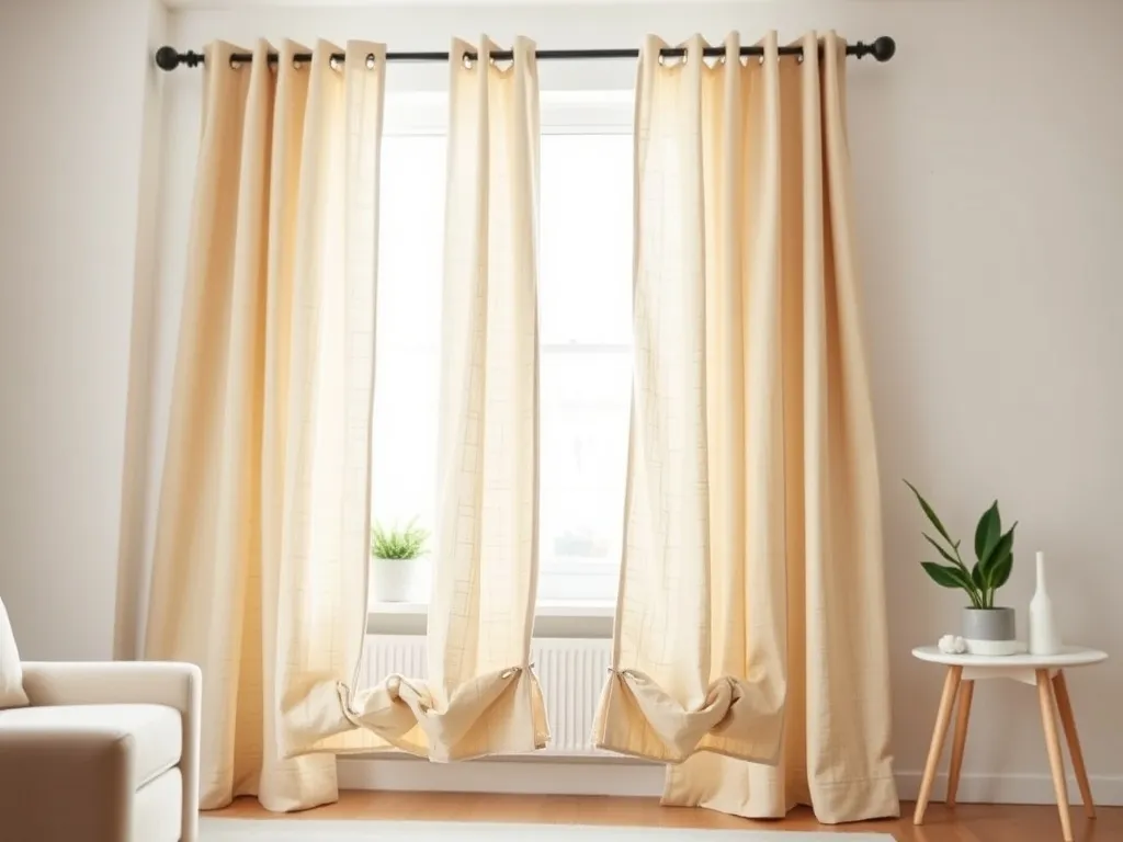 Jak skrócić zasłony bez obcinania? Sprawdzone metody!