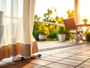 Jak obciążyć zasłony na tarasie? Praktyczne porady i pomysły