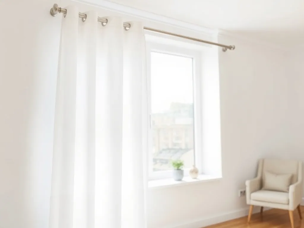 Jaka odległość firanki od ściany jest idealna?